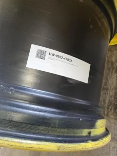 Used 15 x 34 10 Bolt Disc Yellow Wheel image 3
