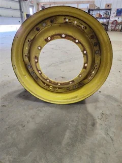 Used 15 x 34 12 Bolt Yellow Stub Disc Wheel image 2