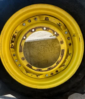 Used 15 x 34 12 Bolt Disc Yellow Wheel image 2