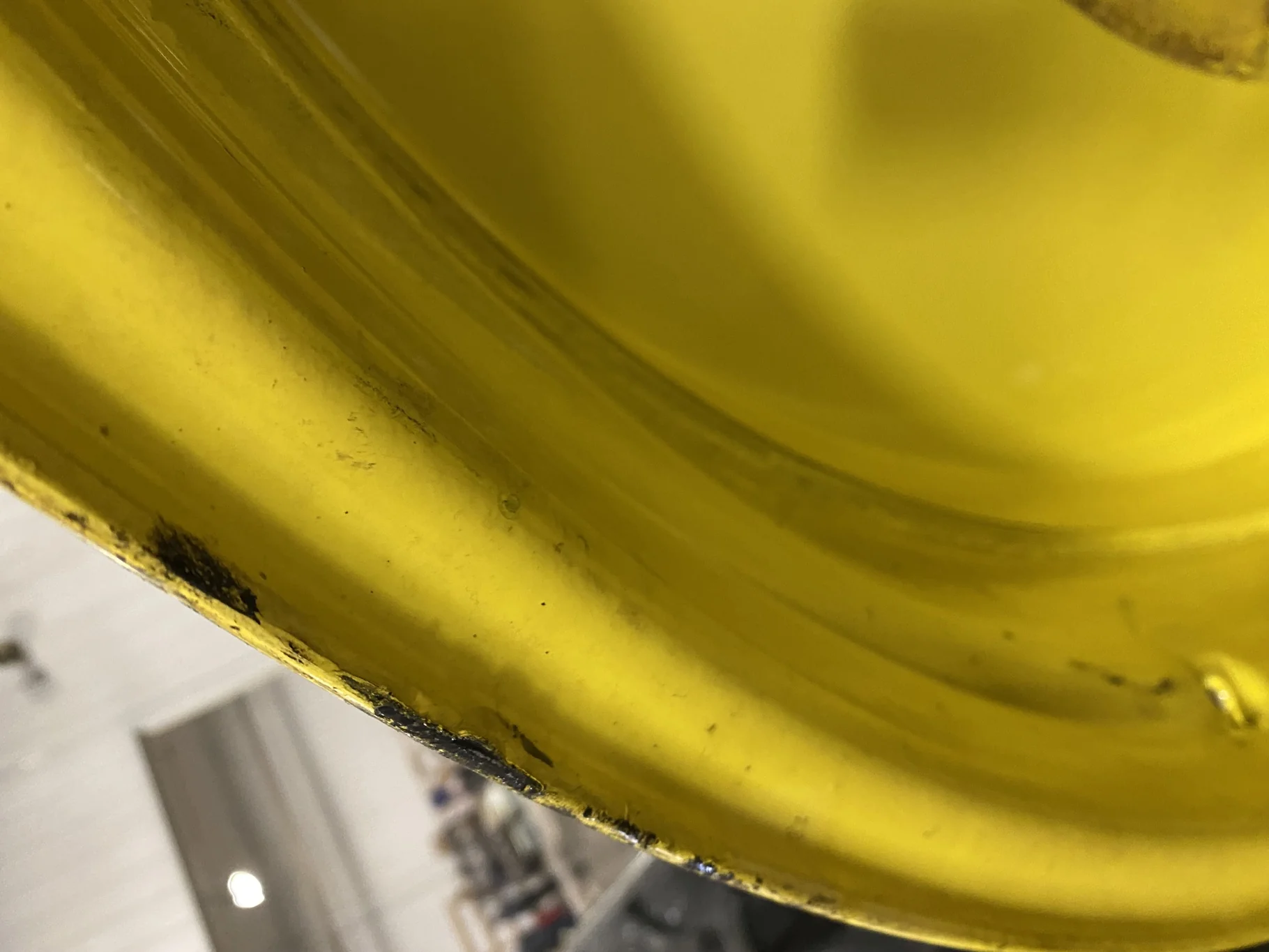 Used 12 X 54 John Deere Yellow 12 Bolt (.937) Stub Disc (12-32.047-30.09) -3.375" - Good Condition ( image 2