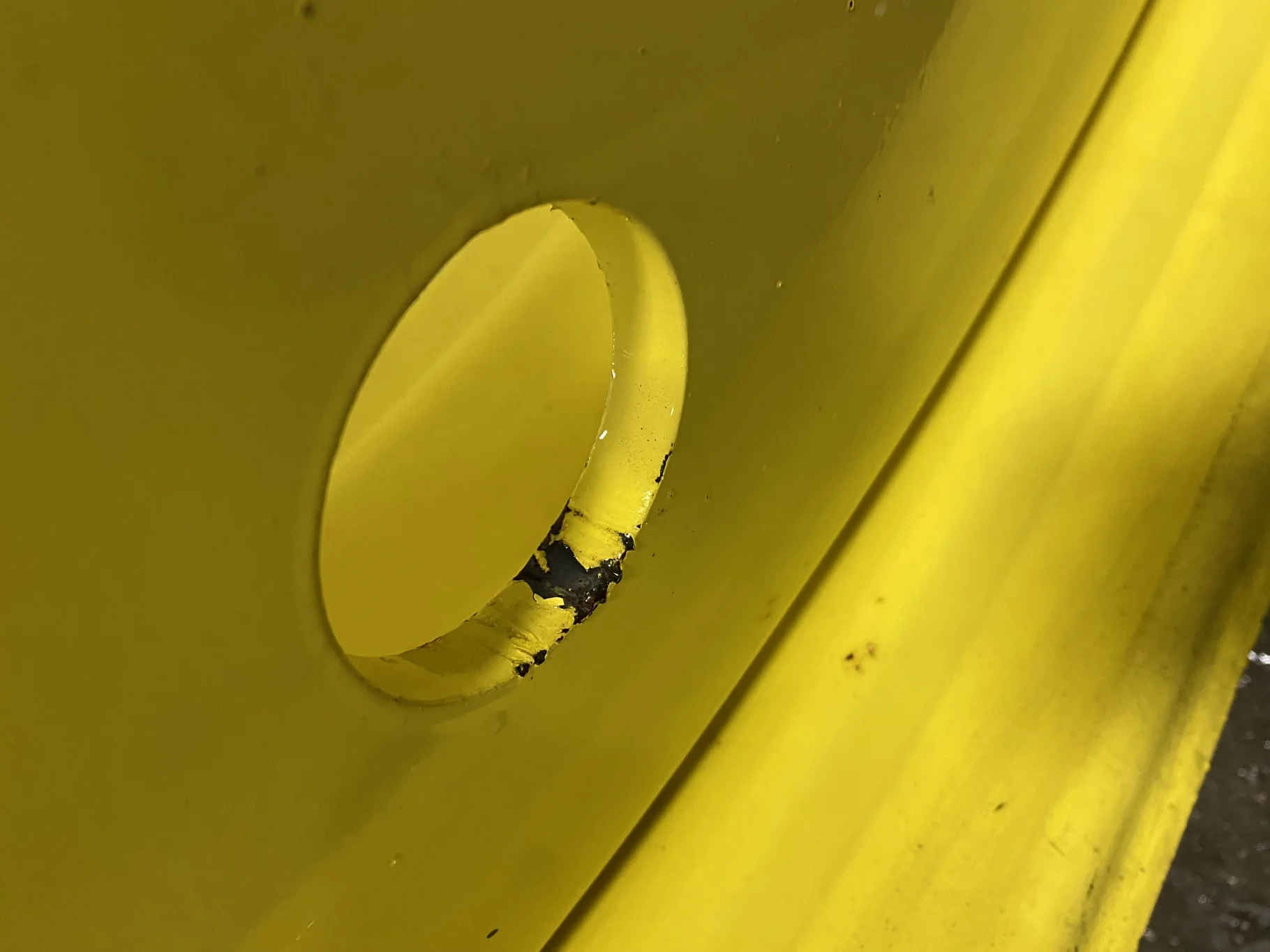 Used 12 X 54 John Deere Yellow 12 Bolt (.937) Stub Disc (12-32.047-30.09) -3.375" - Good Condition ( image 6