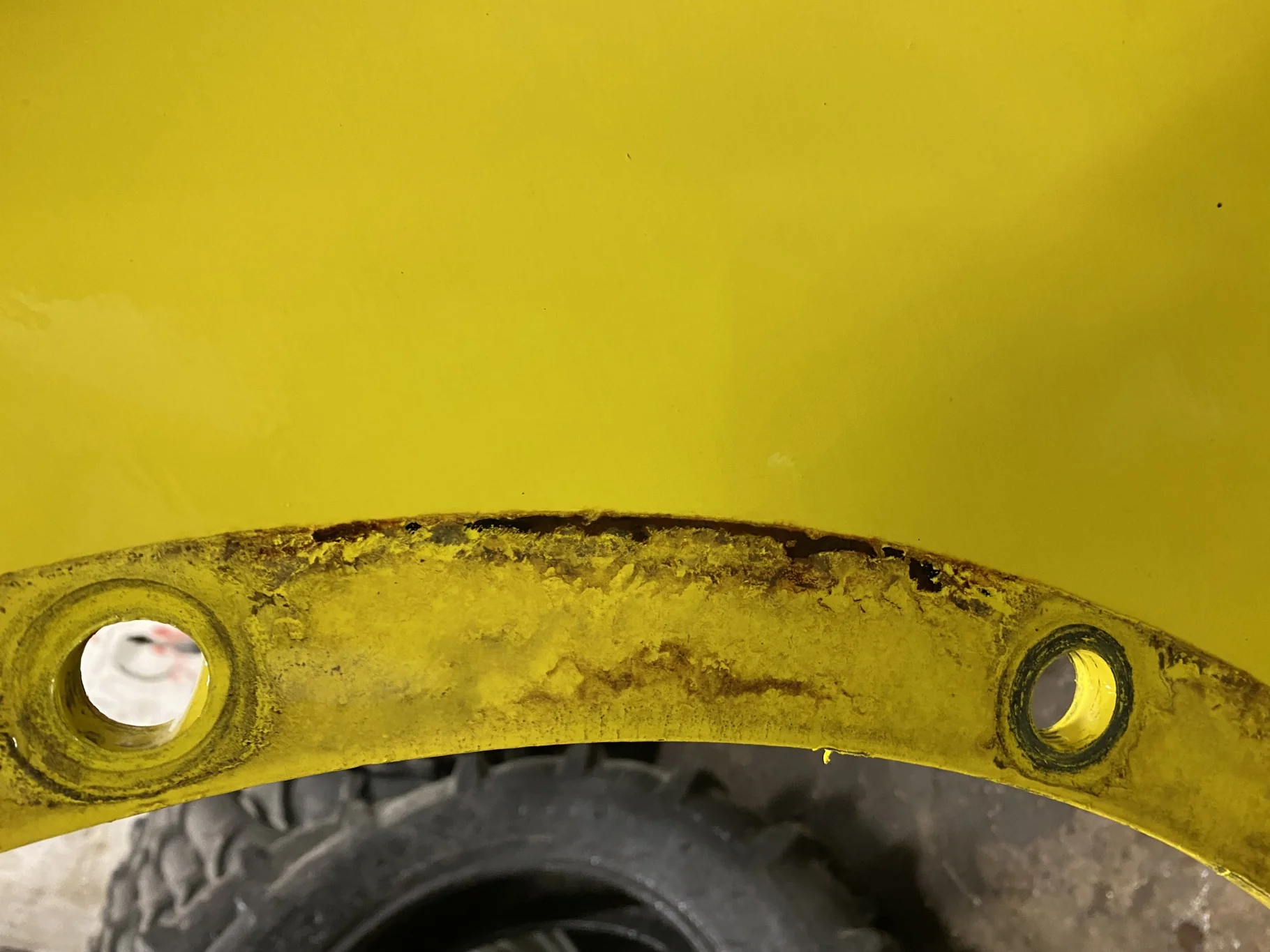 Used 12 X 54 John Deere Yellow 12 Bolt (.937) Stub Disc (12-32.047-30.09) -3.375" - Good Condition ( image 8