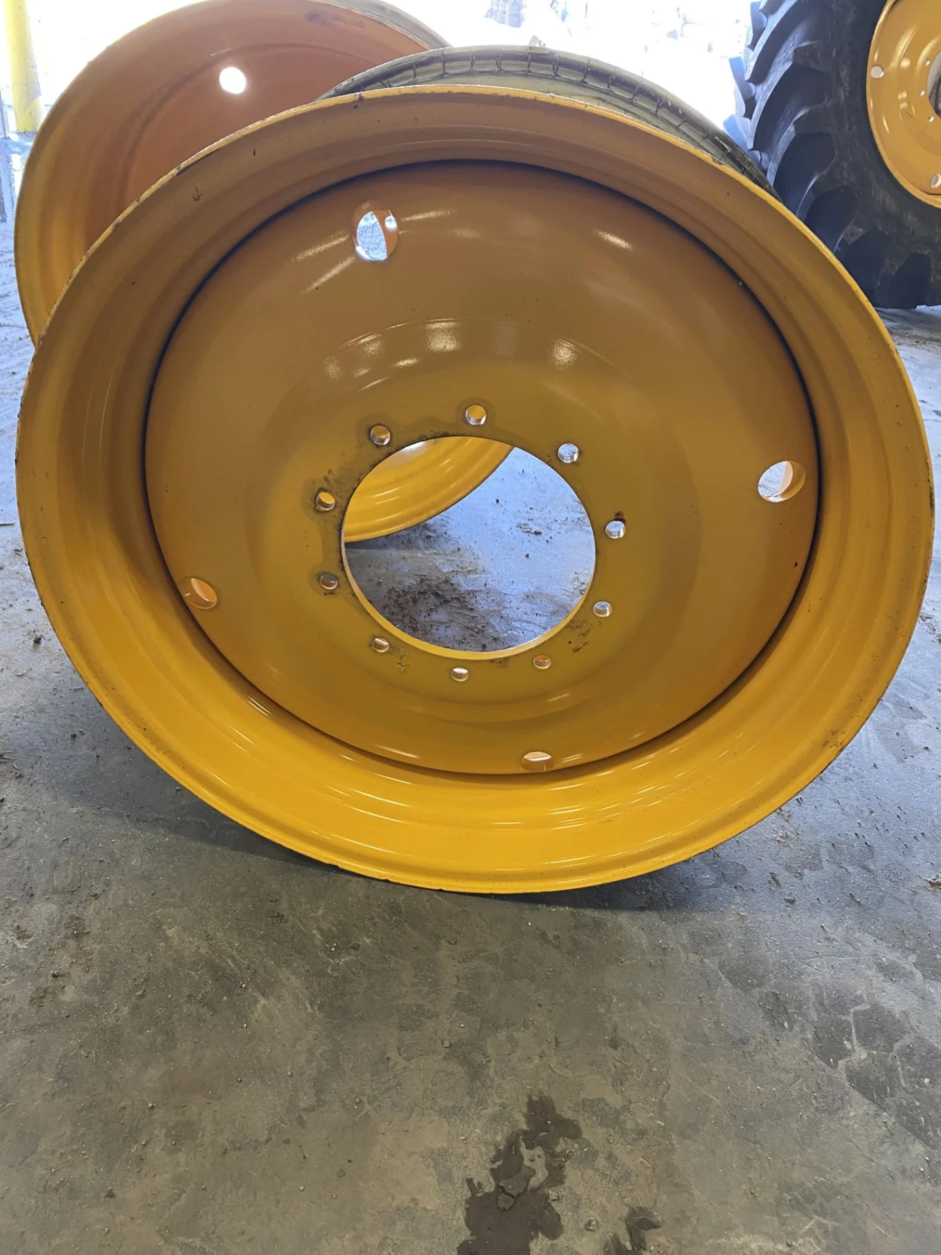 Used 18 X 38 Hagie 10 Bolt Sprayer Wheel (Rust; gashes) image 2