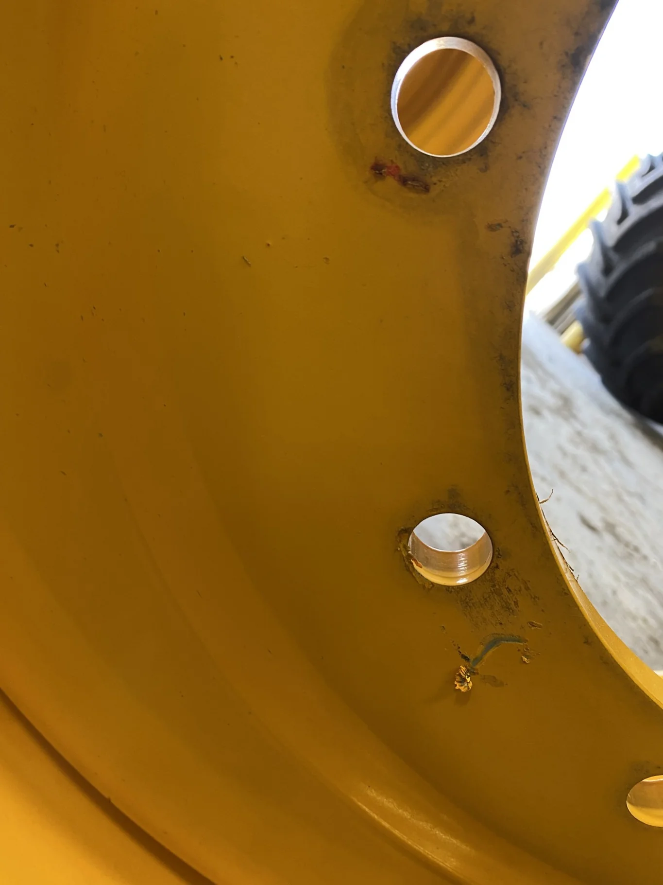 Used 18 X 38 Hagie 10 Bolt Sprayer Wheel (Rust; gashes) image 3