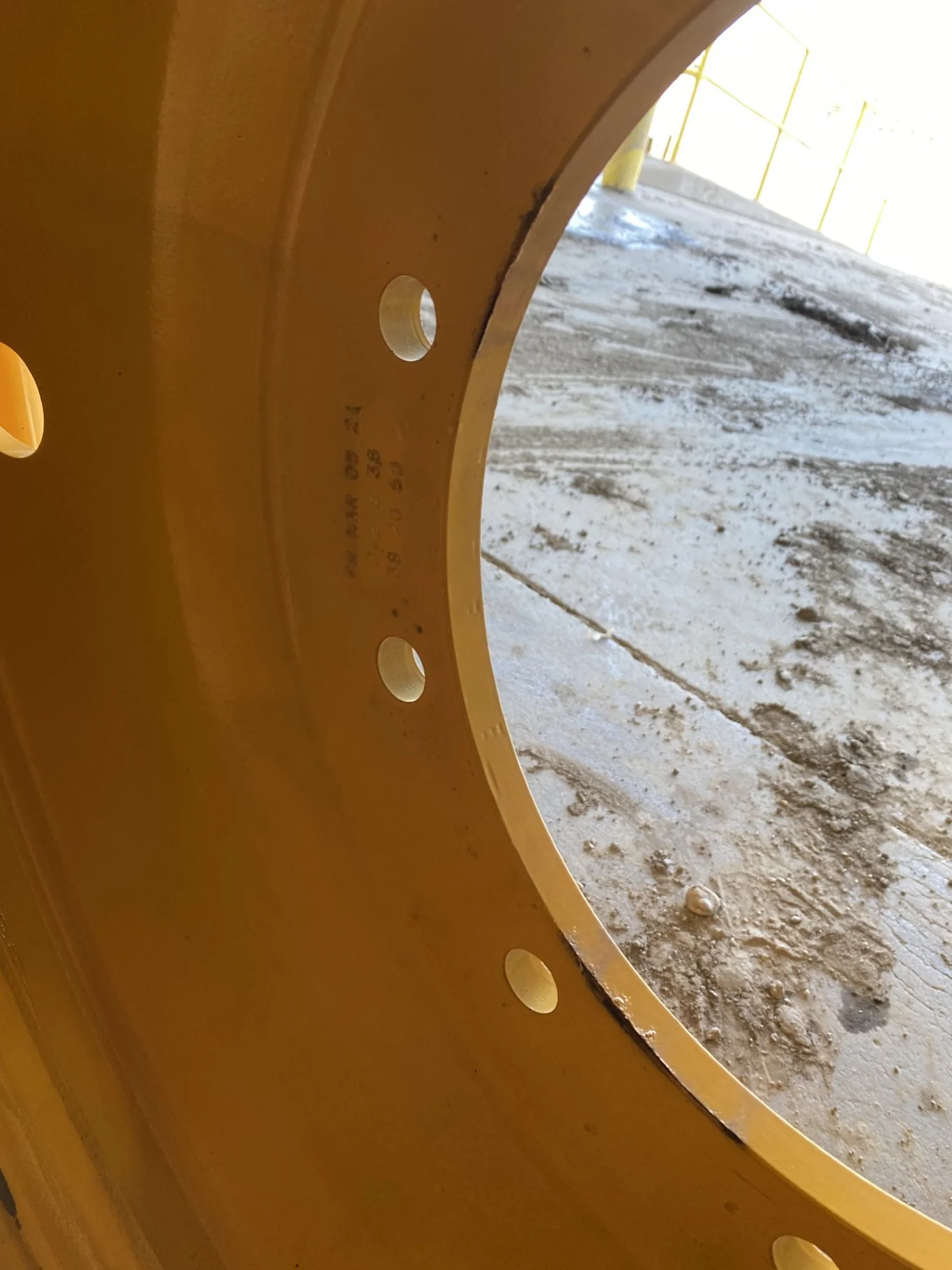 Used 18 X 38 Hagie 10 Bolt Sprayer Wheel (Rust; gashes) image 5