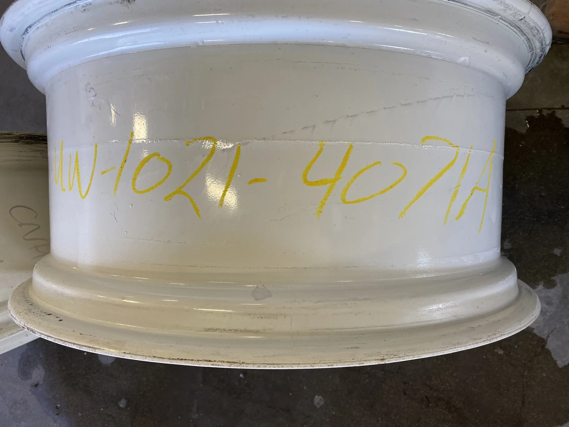 Used 12 X 28 New Holland White 8 Bolt (.708) GKN Style Stub Disc (8-16-14) with Center - Good Condit