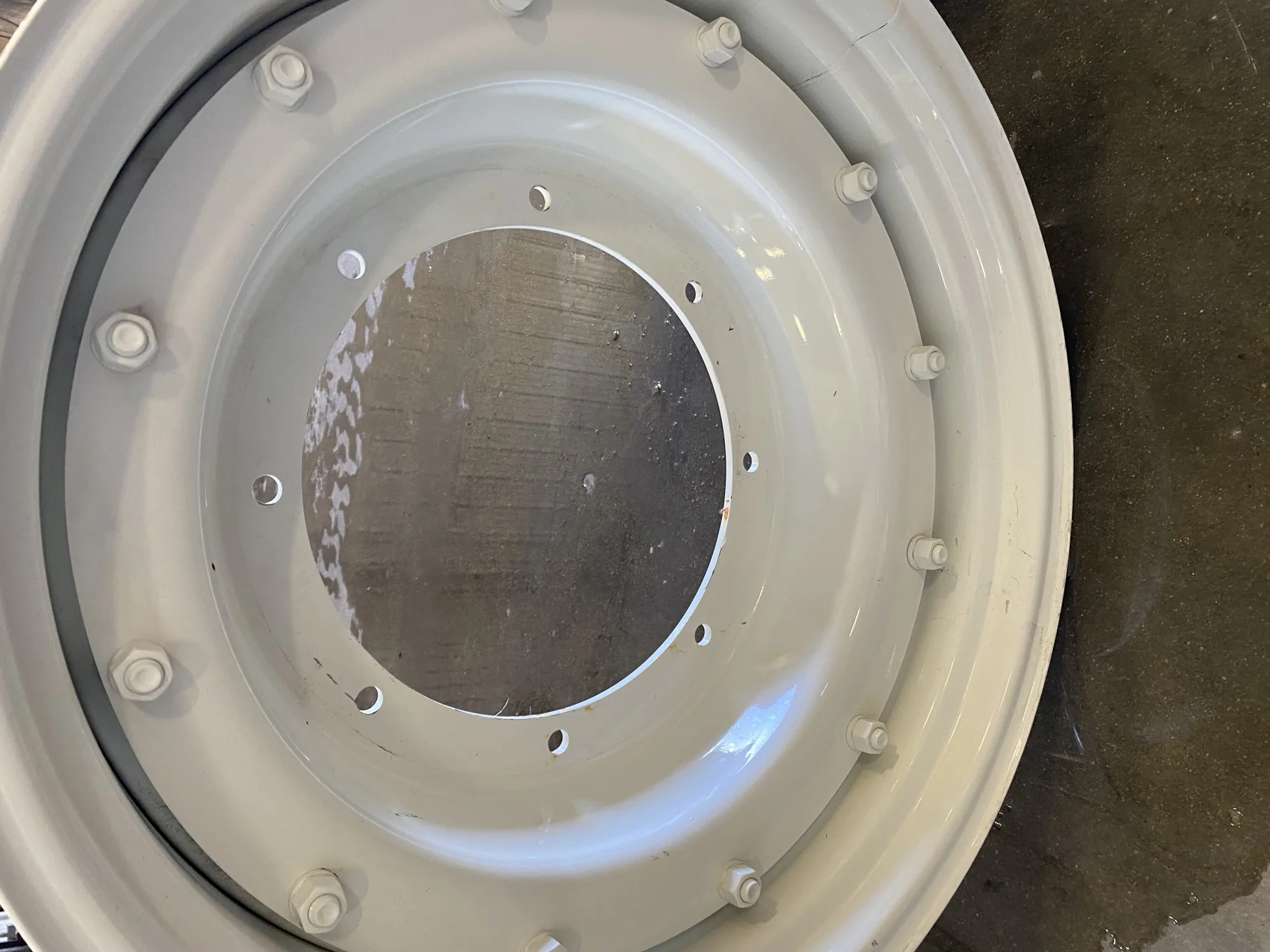 Used 12 X 28 New Holland White 8 Bolt (.708) GKN Style Stub Disc (8-16-14) with Center - Good Condit image 7