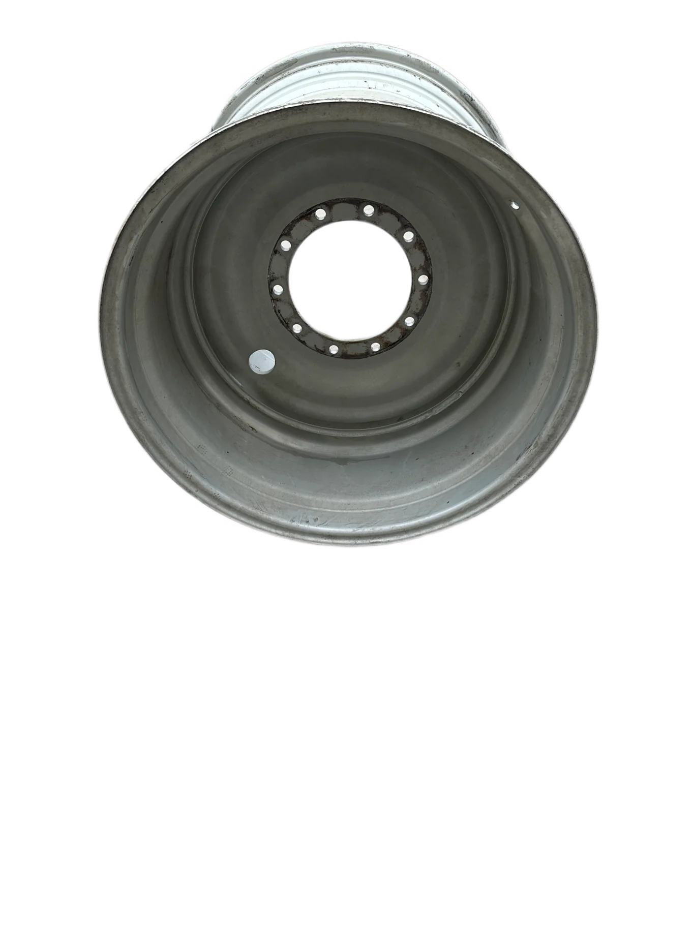 Used 27 X 32 Agco Gray 10 Bolt (.906) Combine/Grain Cart Wheel (10-13.189-11.07) +2.76 inset - Good