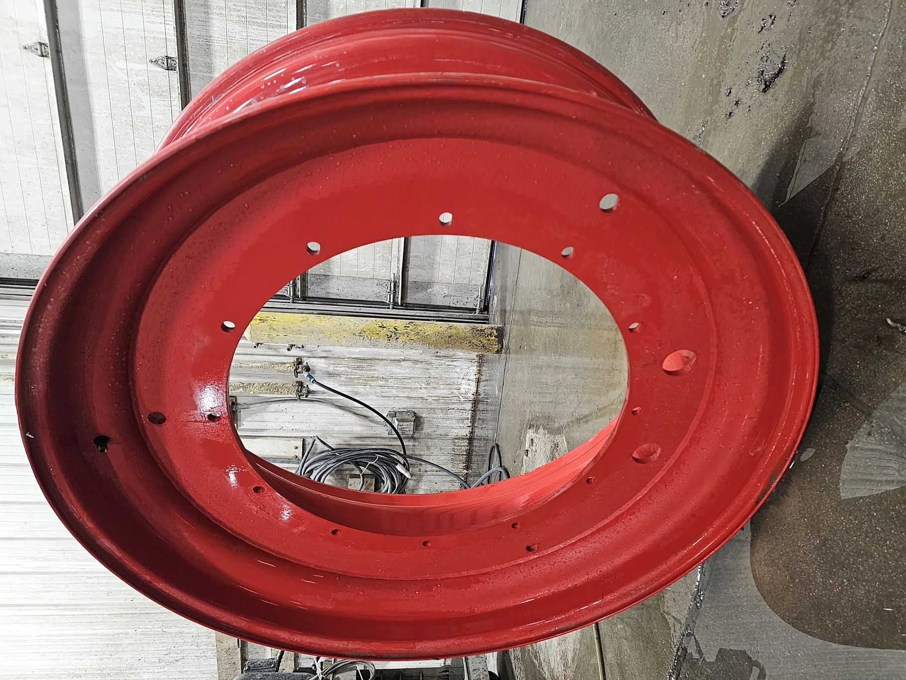 Used 16 X 46 Fendt Red Stub Disc wheel (12-30.25-28.25)