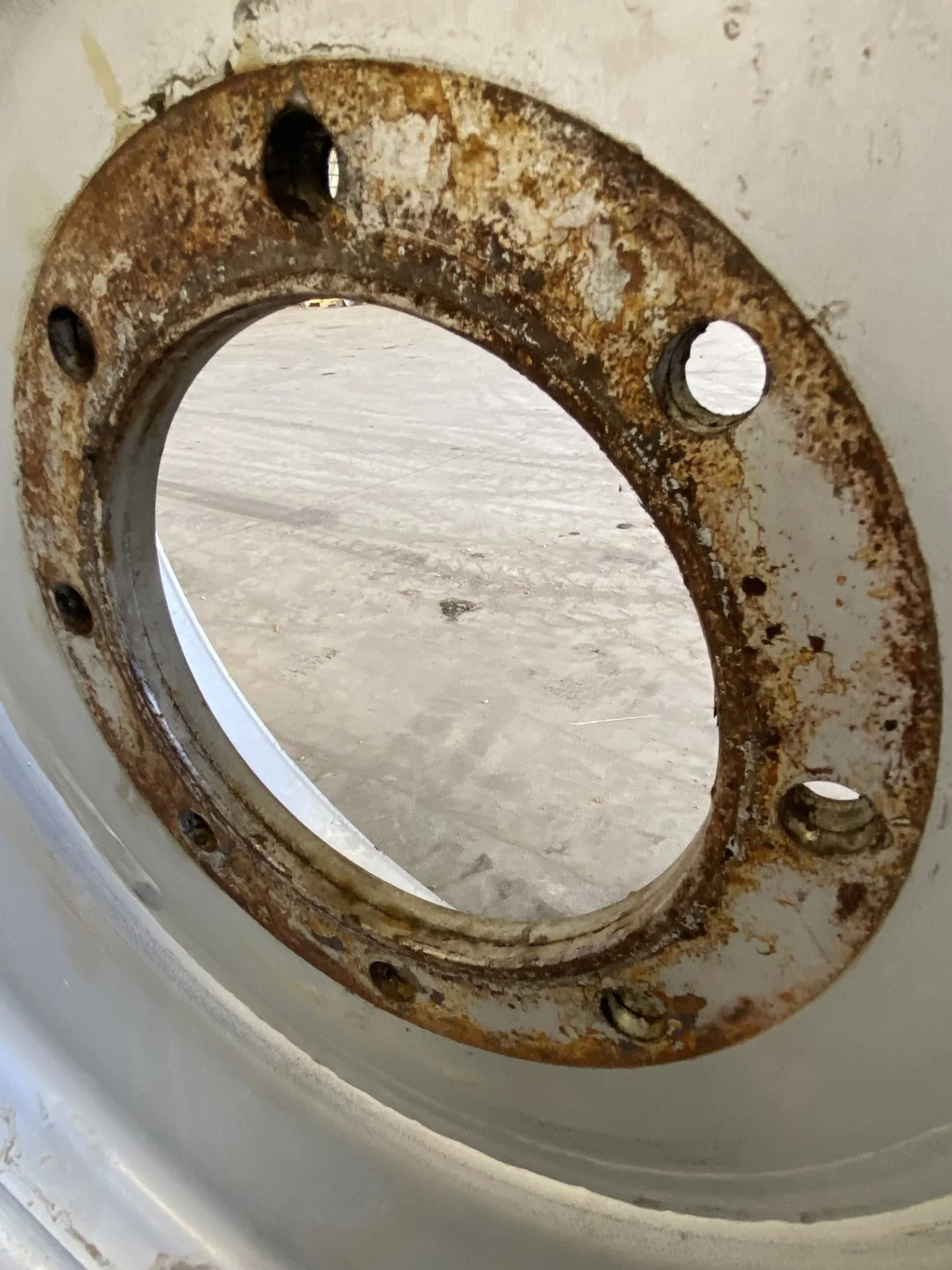 Used 18 X 38 Miller Silver 8 Bolt (.844) Sprayer Wheel (8-10.625-8.625) 1.5 Offset - Good Condition image 7