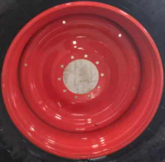 Used 23 X 42 Fendt Red 10 Bolt (.944) Wheel (10-13.25-11) 11.5" (scratched around hub area, scratche image 3