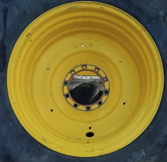 Used 27 X 38 John Deere Yellow 10 Bolt (.944) Combine Wheel (10-13.19-11.07) 17.5" FS