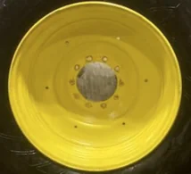 Used 20 X 38 John Deere Yellow 10 Bolt (.905) GKN Style Wheel (10-13-11) image 2