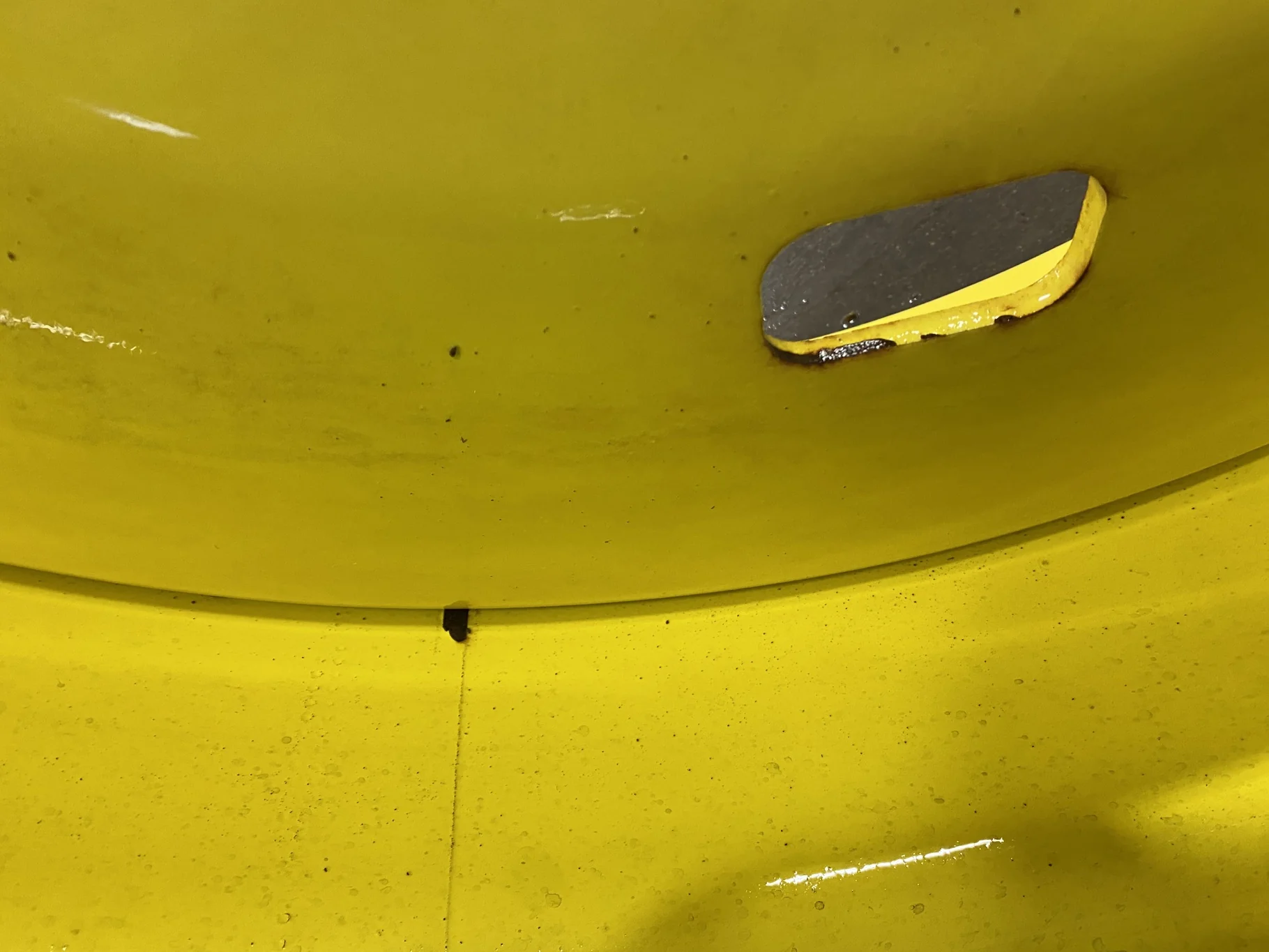 Used 16 X 46 John Deere Yellow 10 Bolt Dual Wheel (10-13.18-11.09) 6.37" IN - Good Condition (Rust, image 4