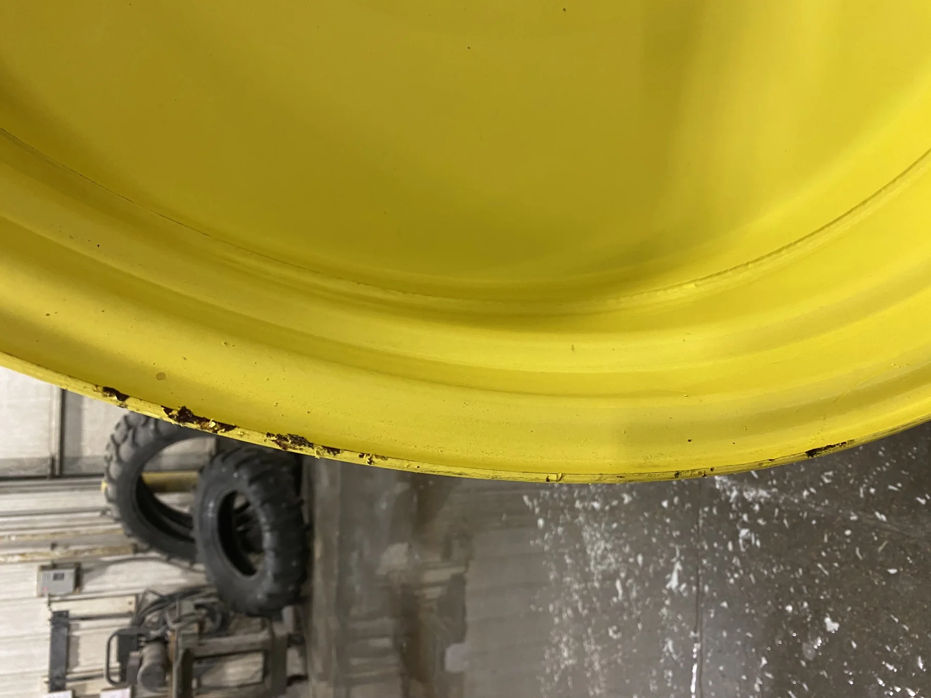 Used 16 X 46 John Deere Yellow 10 Bolt Dual Wheel (10-13.18-11.09) 6.37" IN - Good Condition (Rust, image 6
