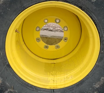Used 25 X 26 John Deere Yellow 8 Bolt (.906) Rear Combine Wheel (8-10.83-8.725) image 2