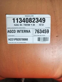 Used 23 x 34 12-16.732 Moveero Fendt Red Wheel image 2