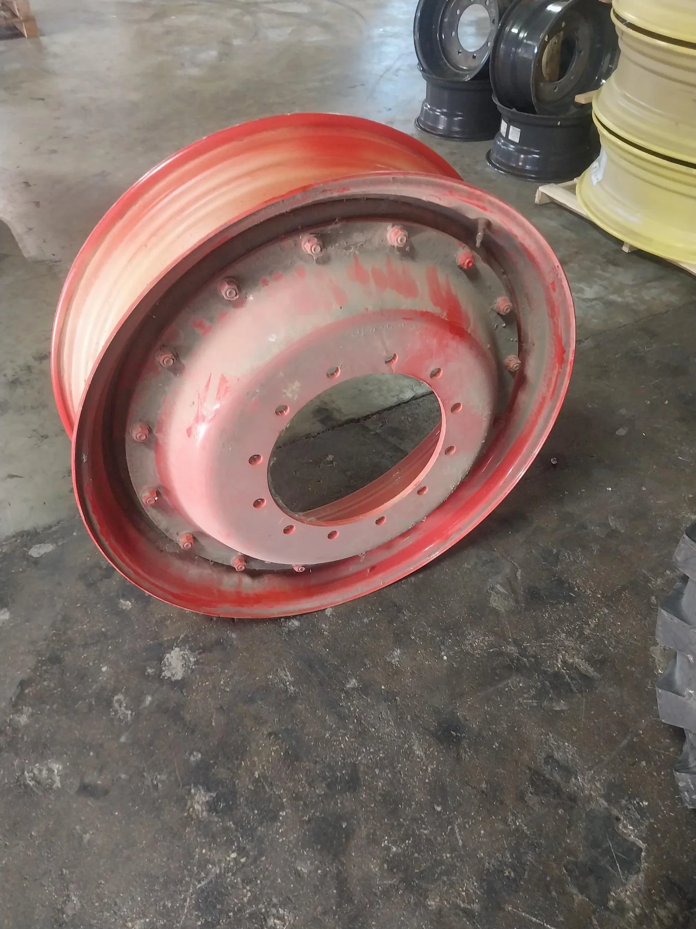 Used 11 x 38 12-16.732-14.62 Stub Disc w/ Disc Fendt Red Wheel image 2