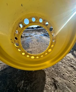 USED 18 X 42 20-13.187-10.5-15.00 (OUTSIDE) DOLLY DUAL YELLOW WHEEL image 3