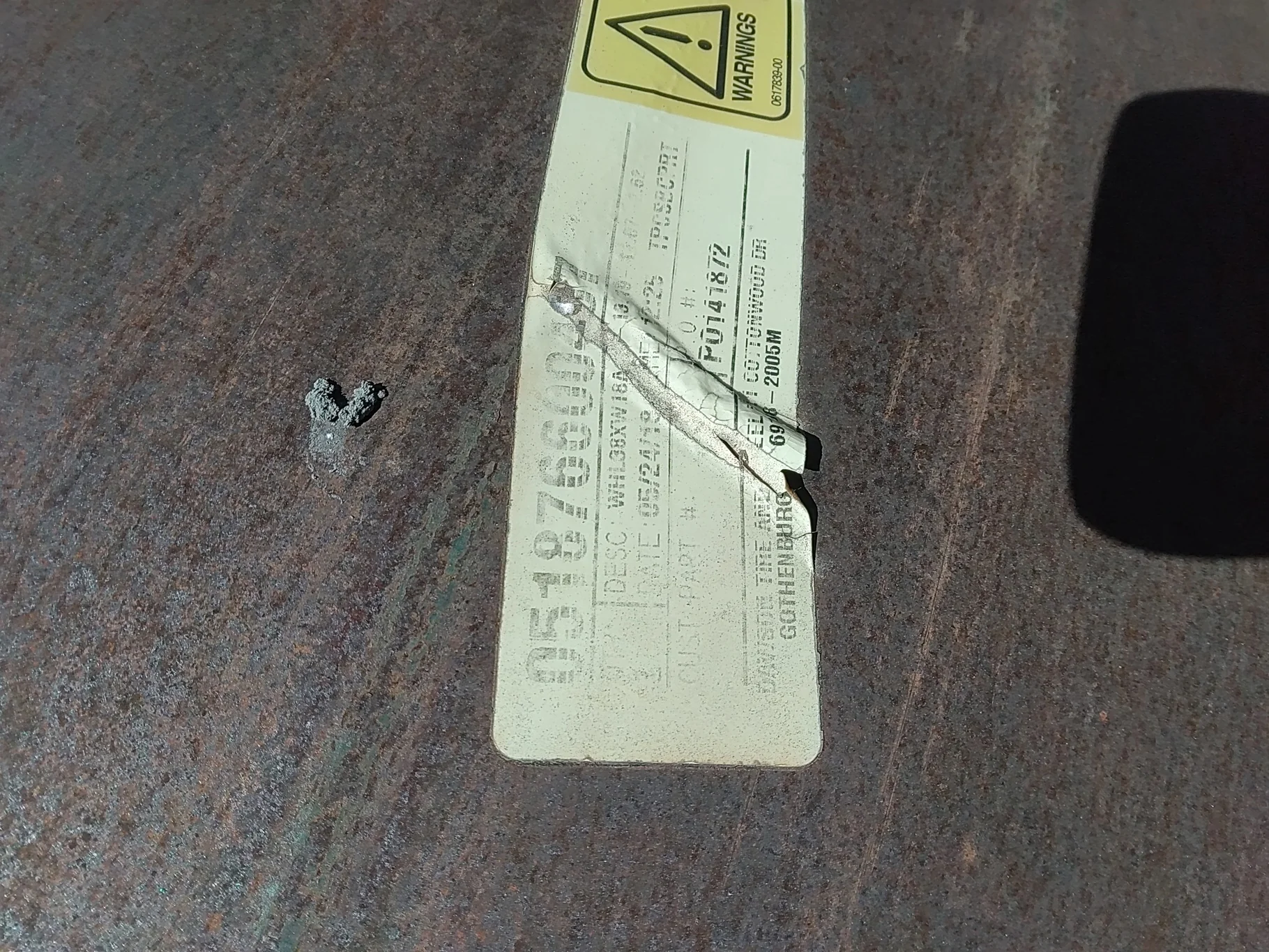 18 X 38 10 Bolt CIH Scratches rust