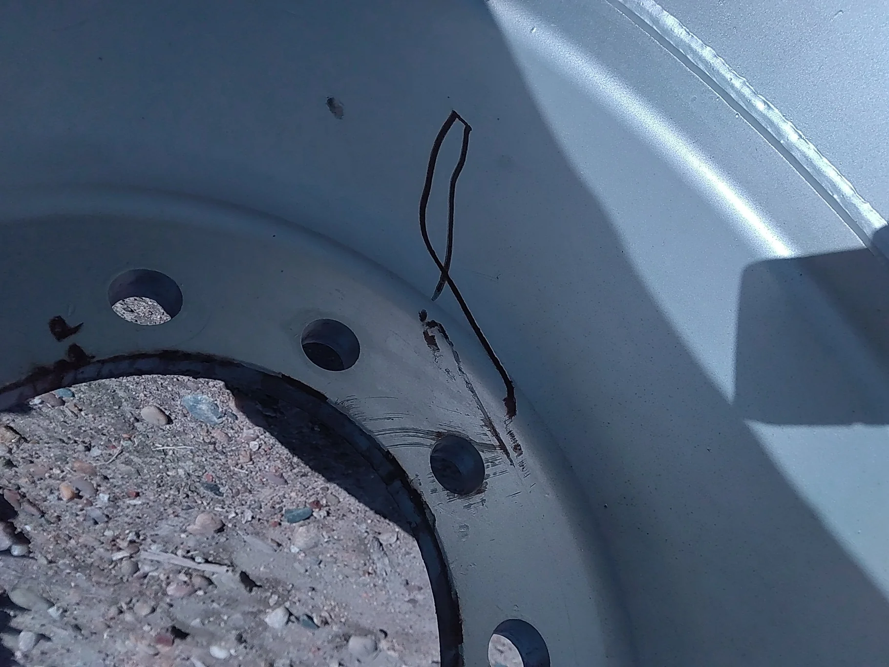 Used 21 X 28 CIH 10 Bolt Rear Combine Wheel 10-8.858-6.95 image 10