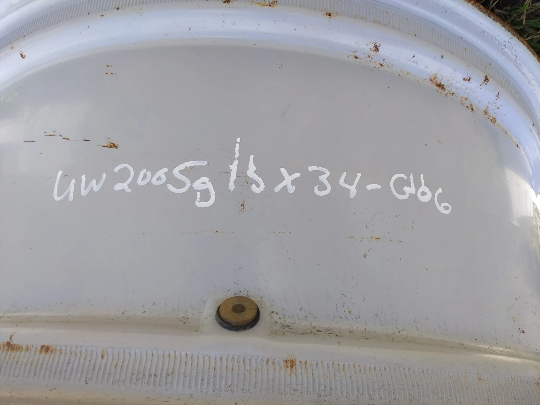 Used 13 X 34 Agco Waffle Wheel image 2