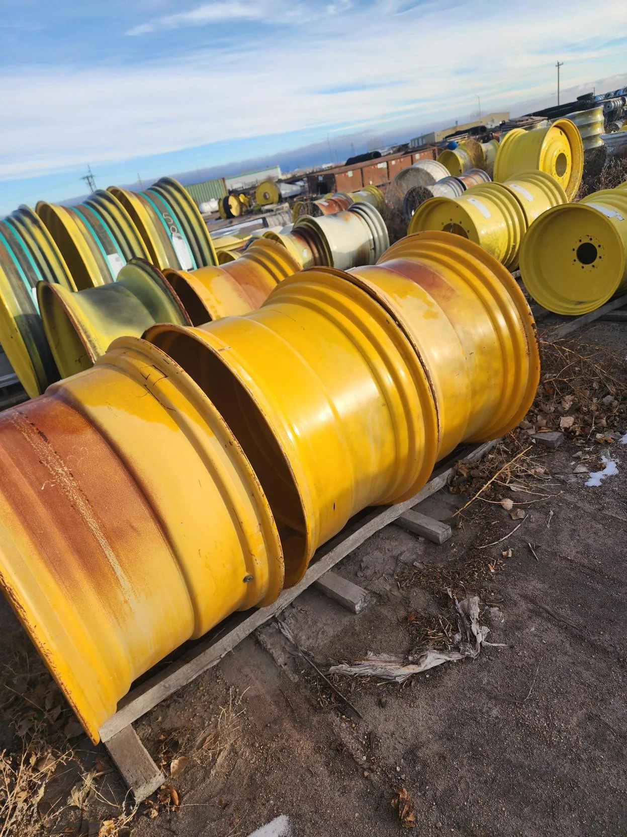 Take-Off 23 X 38 10-14.567-12.44-7.78 OFFSET HAGIE ORANGE SPRAYER WHEEL image 11
