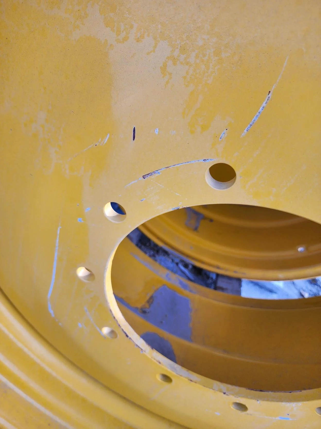 Take-Off 23 X 38 10-14.567-12.44-7.78 OFFSET HAGIE ORANGE SPRAYER WHEEL image 4