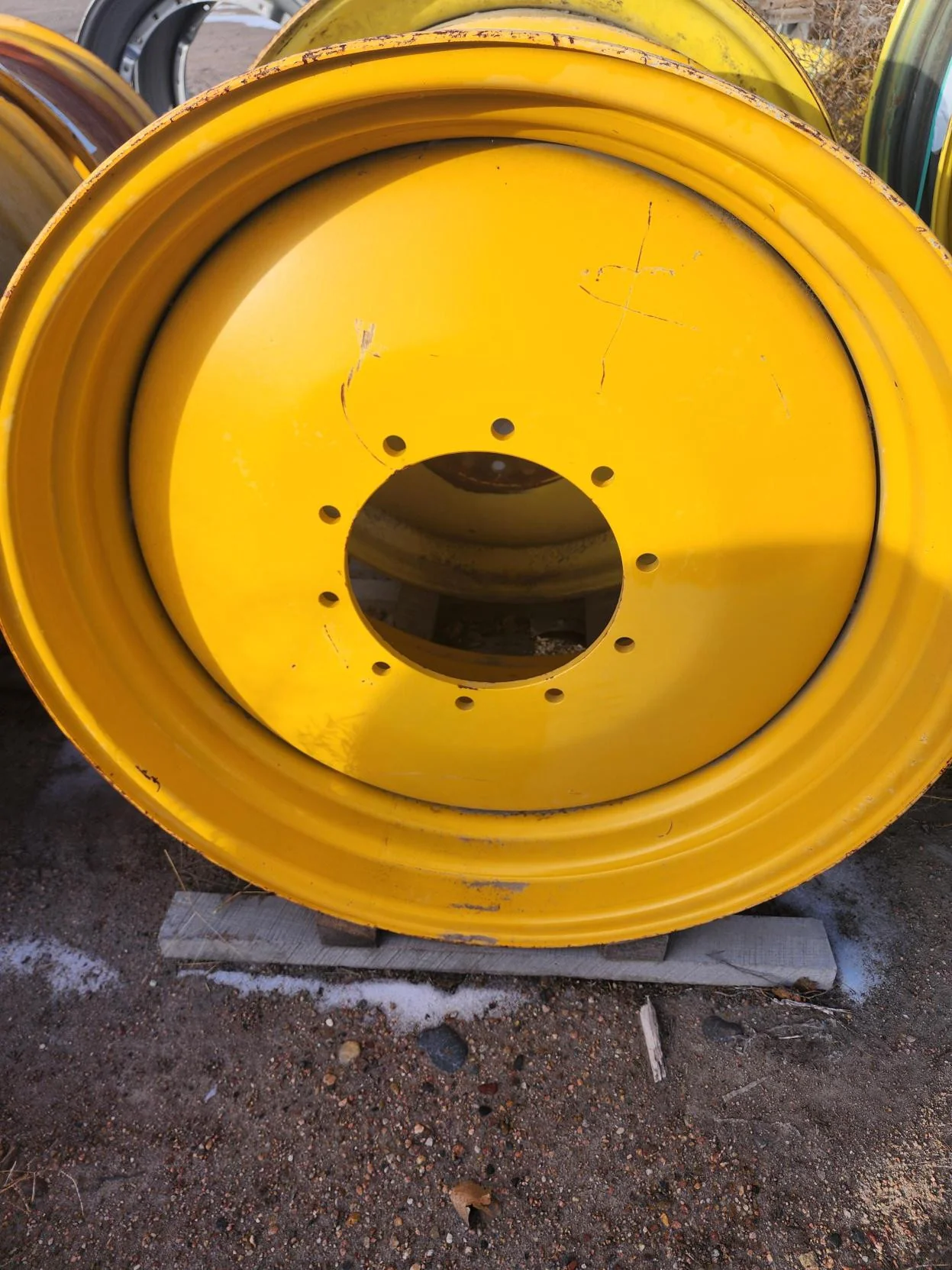 Take-Off 23 X 38 10-14.567-12.44-7.78 OFFSET HAGIE ORANGE SPRAYER WHEEL image 6